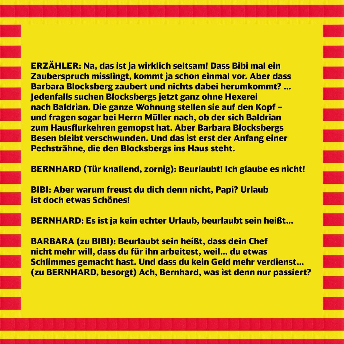 TheMamahuhu's tweet photo. Szene 2! Ab jetzt täglich auf Insta & hier: Mein Fanhörspiel der Hörspielserie „Bibi Blocksberg“ für alle, die schon immer wissen wollten, was mit Bibis Bruder Boris *wirklich* passiert ist: https://t.co/MGmx6fEIMY…
#bibiblocksberg #borisblocksberg #hörspiel #fanfiction https://t.co/EwU0pZ8B29
