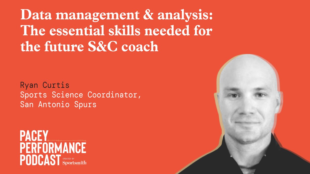 This week on the Pacey Performance Podcast...

<a href="/RyanM_Curtis/">Ryan Curtis PhD</a> talks -

• Is there a minimum level of data skill expected for today's S&amp;C coach?
• Injury prediction
• Data visualisation principles
• "Need to have" &amp; "nice to have" tech in the NBA

Listen via links below