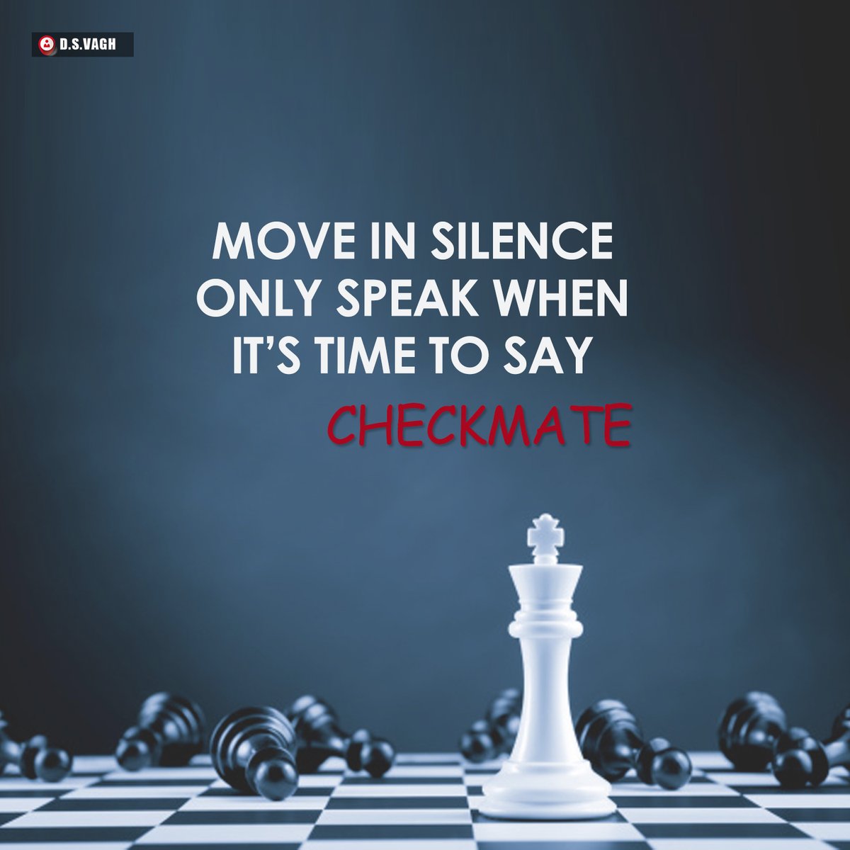 MrDSVagh1's tweet photo. "Move In Silence Only Speak When It's Time To Say CHECKMATE."
.
.
#dsvagh #motivation #motivational #enterprenuer #chairman #success #successmindset #successful #leaders #leadership #Quality #positivity #challenge #mindset https://t.co/B9h6Wv4yRG