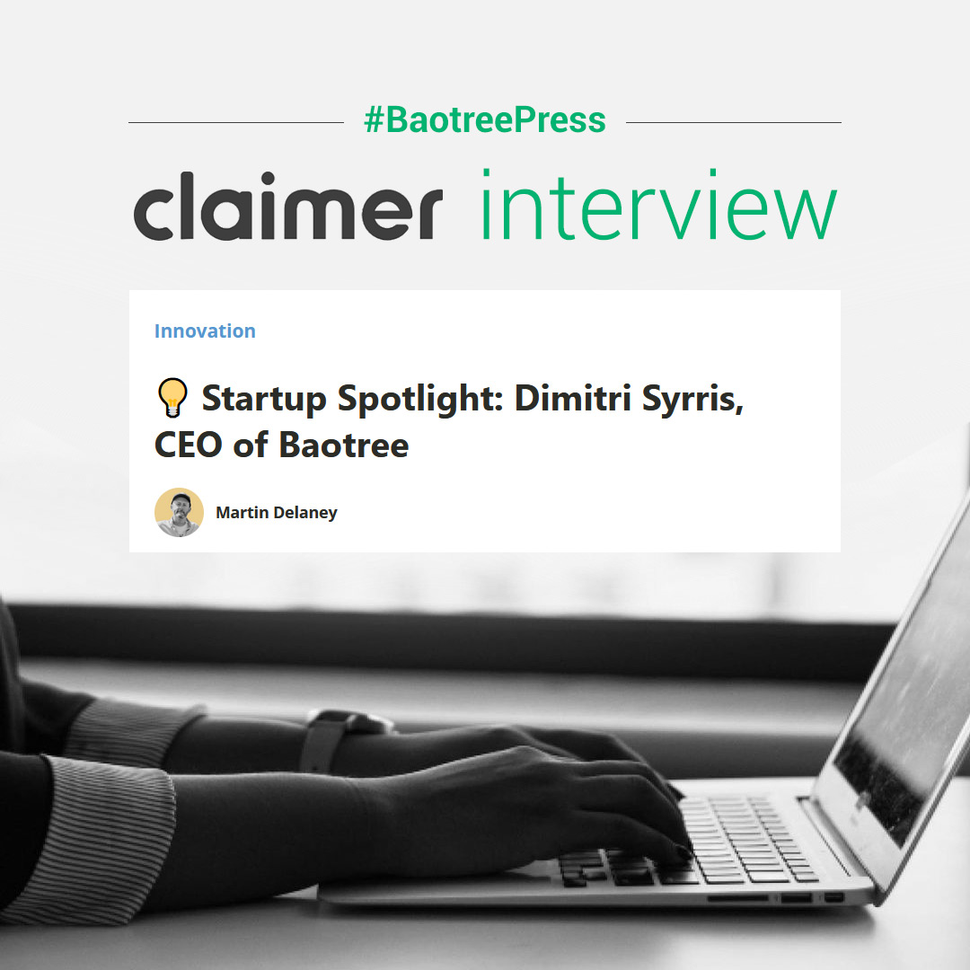 Check out Baotree Founder &amp; CEO <a href="/DimitriSyrris/">Dimitri Tree Syrris</a> interview with <a href="/ClaimerApp/">Claimer</a> Q&amp;A series, Startup Spotlight.

➡️ claimer.com/articles/dimit…

#BaotreePress #technologicalinnovation #startup #startupspotlight #startupfeature #innovation #sustainablesolutions