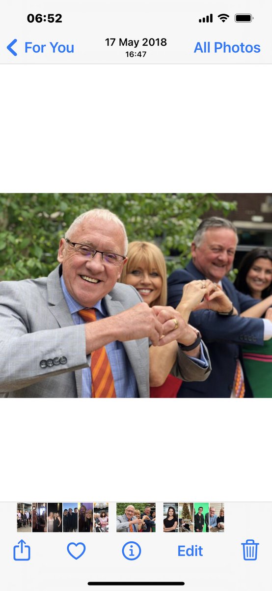 christinetalbot's tweet photo. Morning! Sometimes things just pop up on your phone don’t they? Fun times here with our @itvcalendar and @BBCLookNorth teams. Linking up with two special people @JonMitchellITV, who retires this week! 🥲 And lovely Harry @GrationHarry❤️ @AmyGarciauk @duncanwoodtv @Hudsonweather https://t.co/J9XjwSdKyY