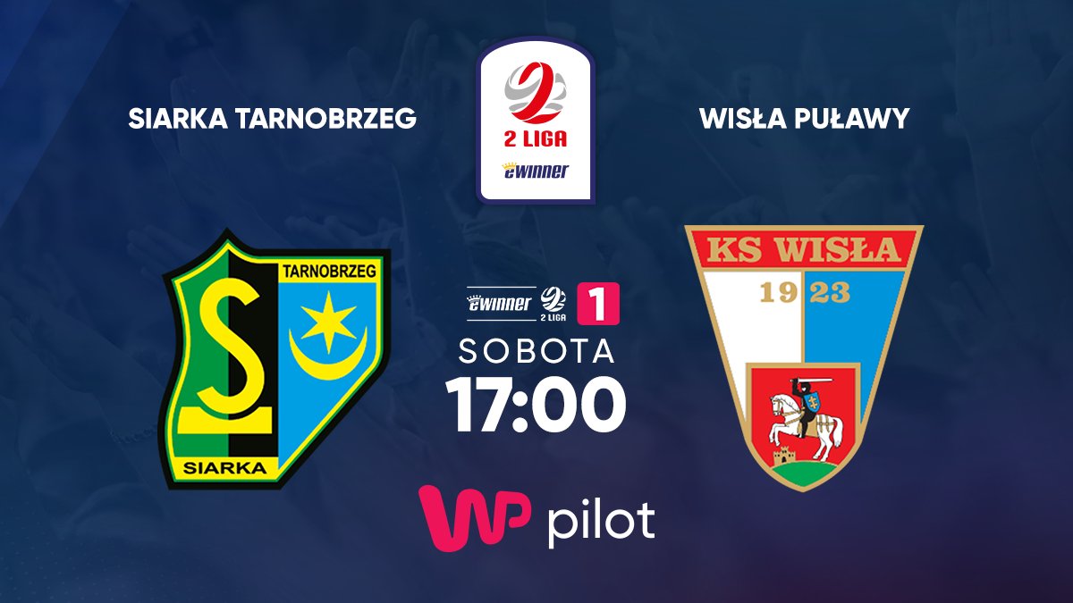 PilotWP_'s tweet photo. Już w sobotę 30 lipca @Siarka1957 zagra z @KSWisla1923! ⚽
Komu będziecie kibicować?
Oglądajcie na żywo o 17:00 na kanale 2. Liga piłki nożnej 1 w WP Pilot 👉 https://t.co/VlKfHppQAU
#tvonline #wppilot https://t.co/4JDPtBHtEc