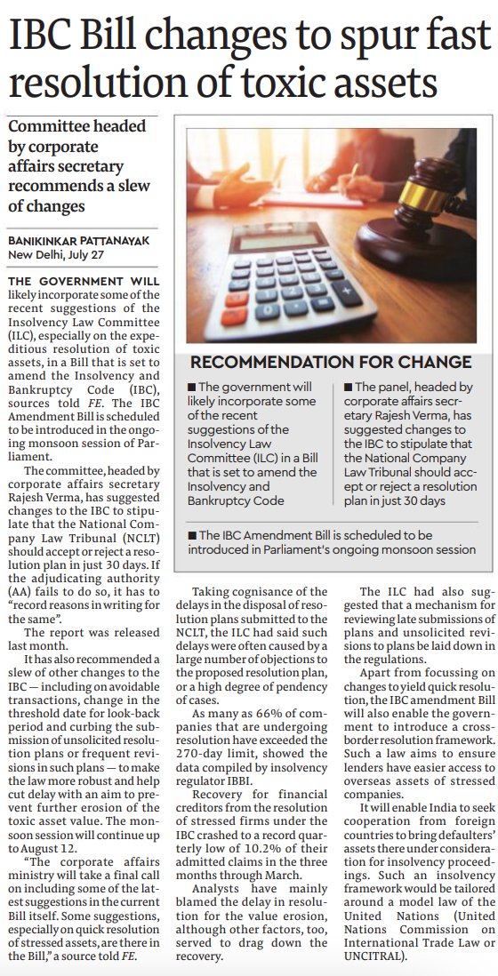 FcrpIndia's tweet photo. Fast resolution is the need of the hour. The industry, entrepreneurs and the country needs it.

#IBC #insolvency #bankruptcy 

Read more at: https://t.co/gUEvnjhRWi https://t.co/PlnIvBAKdM