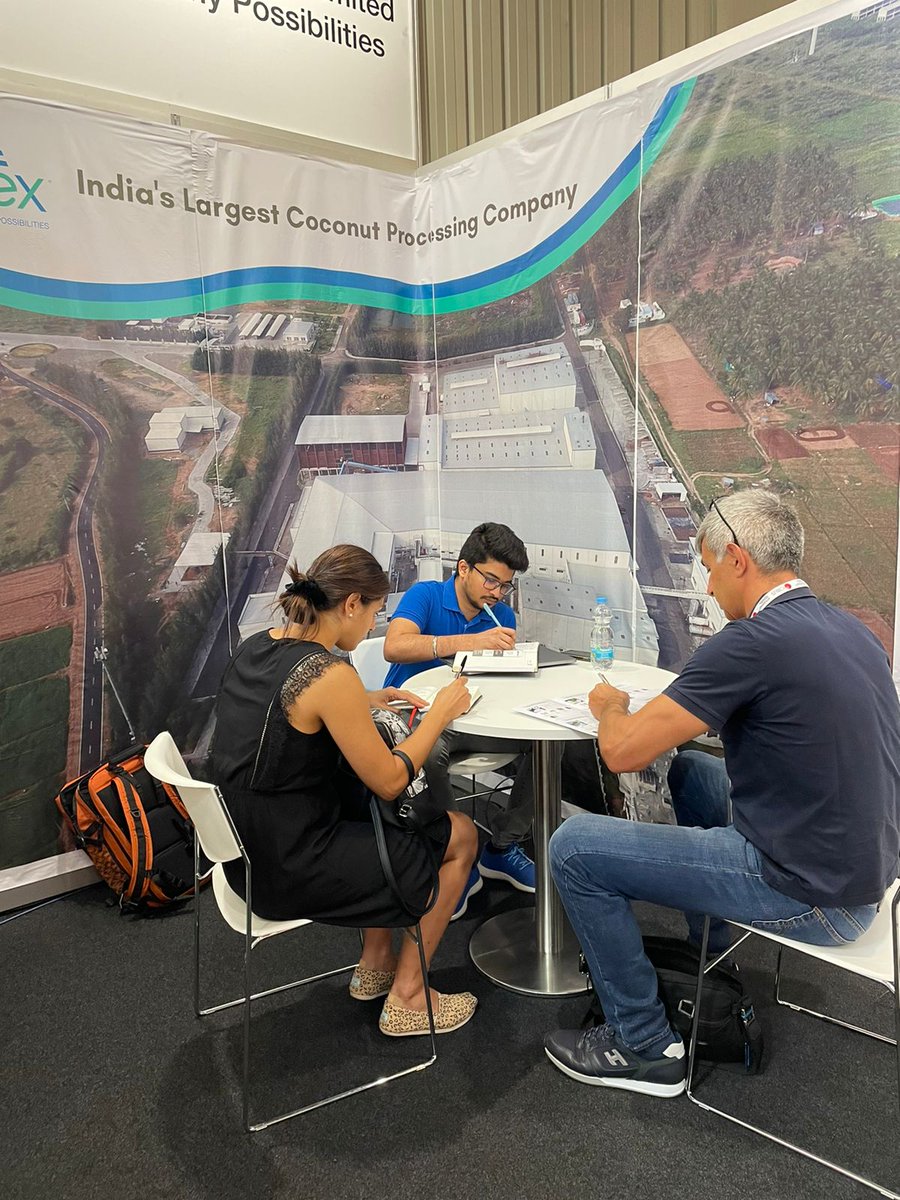 ApexCoconuts's tweet photo. Tonnes of interaction, potential partnerships, and huge insights into the BIO world. It's all happening at #Biofach2022 Germany. 

Come #meet our team and get a slice of tropical paradise at Hall 1-587. 

#coconuts #organic #intoorganic #indiancoconuts https://t.co/X0HKlARrSs