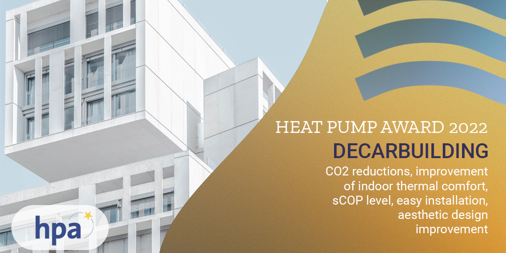helloheatpumps's tweet photo. 📌Haven't you applied to the #HPAward2022 yet?
Don't miss the chance to share your innovative projects involving #HeatPumps at the #local level. You can become the winner of our #Decarbuilding Category!
📨Submit your application➡️https://t.co/5Zp1kZ8FZY
🚨Deadline 12 august https://t.co/2MBrEECq79