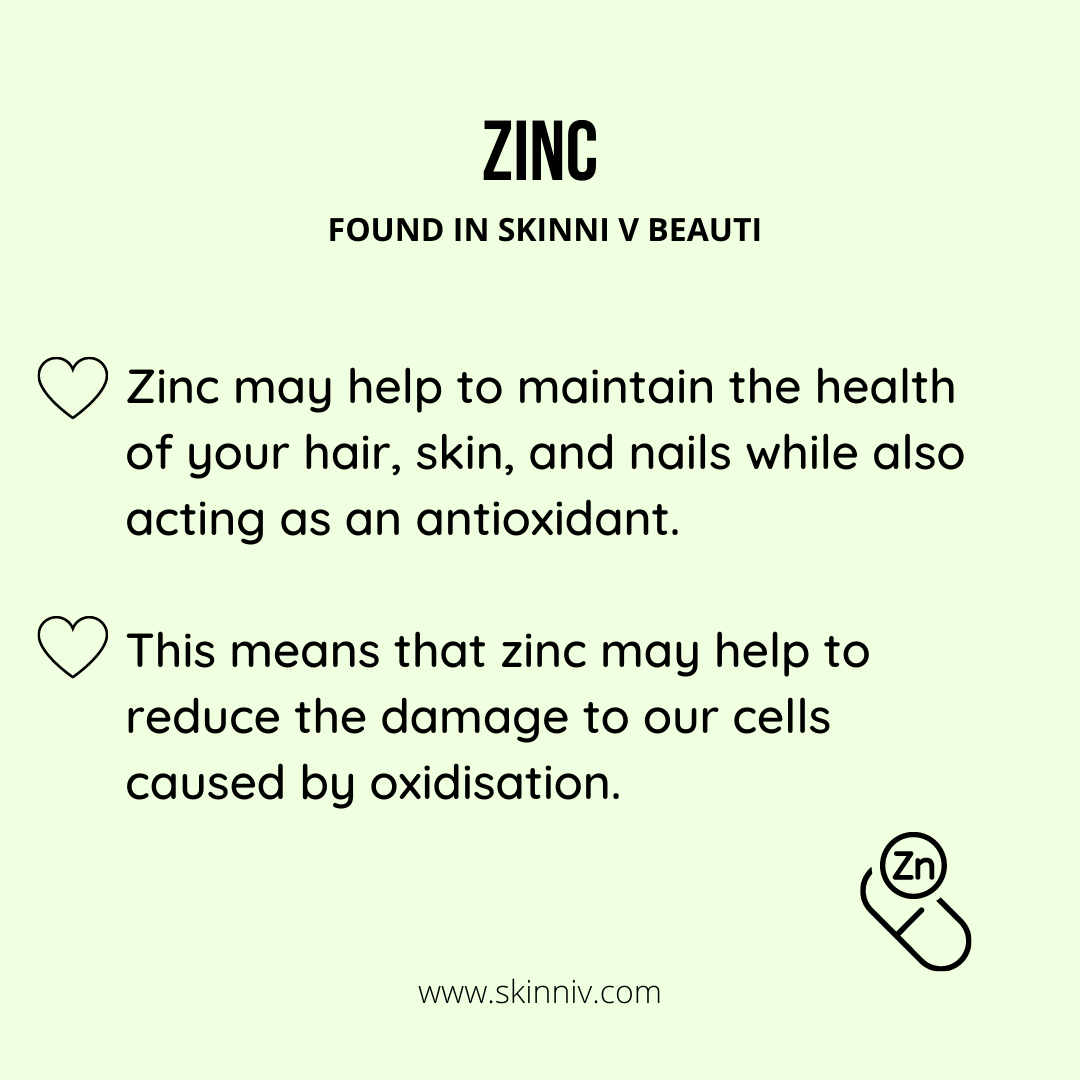 Skinniv's tweet photo. 💚Did you know? ... 

#zinc #realresults
#icandoit #dontgiveup #yougotthis #dreambig #pushthrough #setgoals #beauty #skinniv https://t.co/wzdD5va9Nj