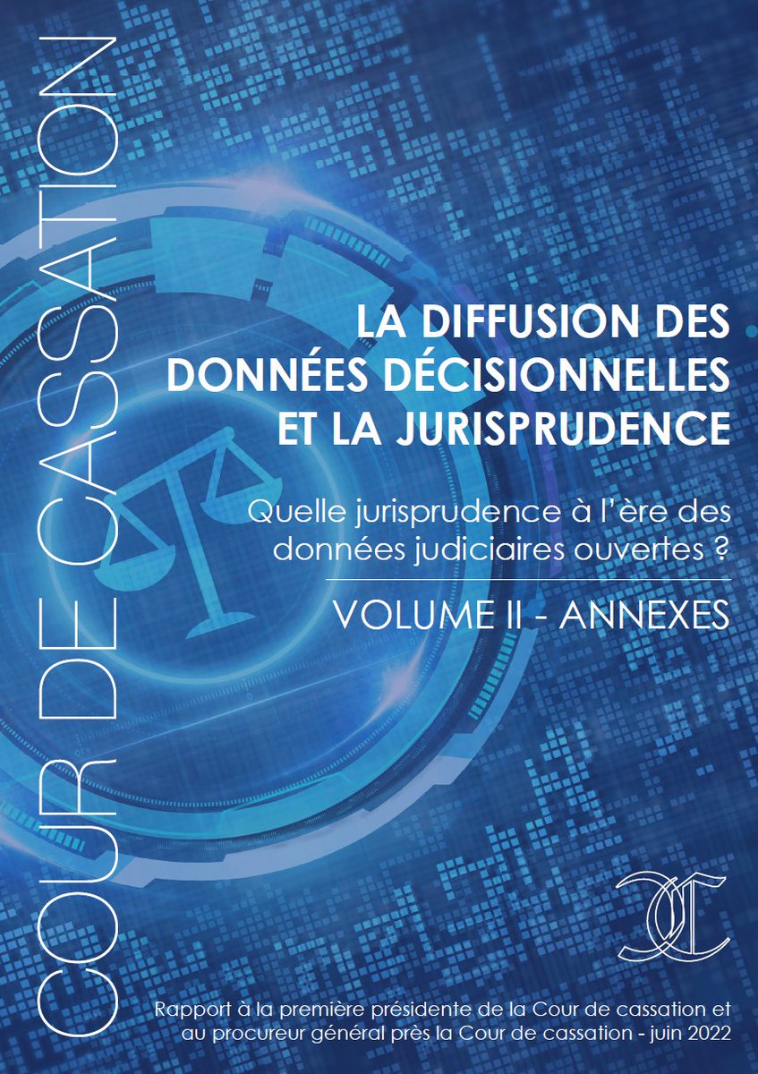JobertSylvain's tweet photo. Les annexes du rapport sur la diffusion des données décisionnelles et la jurisprudence sont désormais en ligne ! 

A télécharger ici, au format PDF : https://t.co/6NDMtNsIif

Merci encore, notamment, @broyelle, @frederiqueferr9, @BenoitFrydman, @CarineJallamion et @JeulandE. https://t.co/aodFfqOk8t