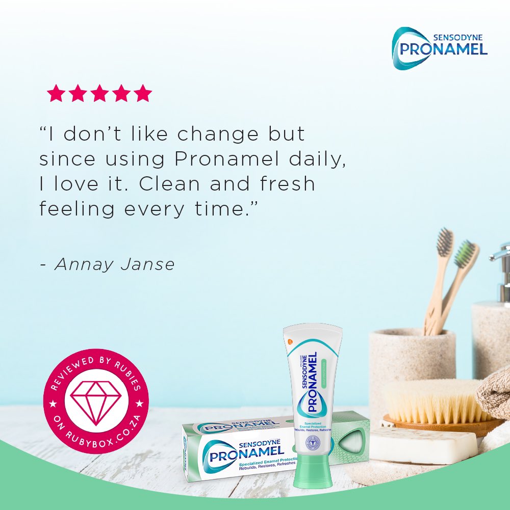 rubybox_beauty's tweet photo. Feel like your teeth feel sensitive and damaged from enamel erosion and you simply want to protect and rebuild your teeth? Have you tried Sensodyne Pronamel?
#rubyboxsensodynepronamel #hellopronamel #goodbyeweakenedenamel #iswhatyoueateatingyourenamel #sensodynepronamel https://t.co/dCQNGLDazz