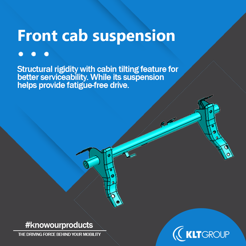klt_group's tweet photo. Front cab suspension increases rides that are fatigue-free and safe for the driver, while also providing better serviceability with its cabin tilting feature and structural rigidity to the vehicle.

#kltgroup #kltauto #oneklt #avmy #cril #mps #frontcabsuspension https://t.co/C1Qox99AU0