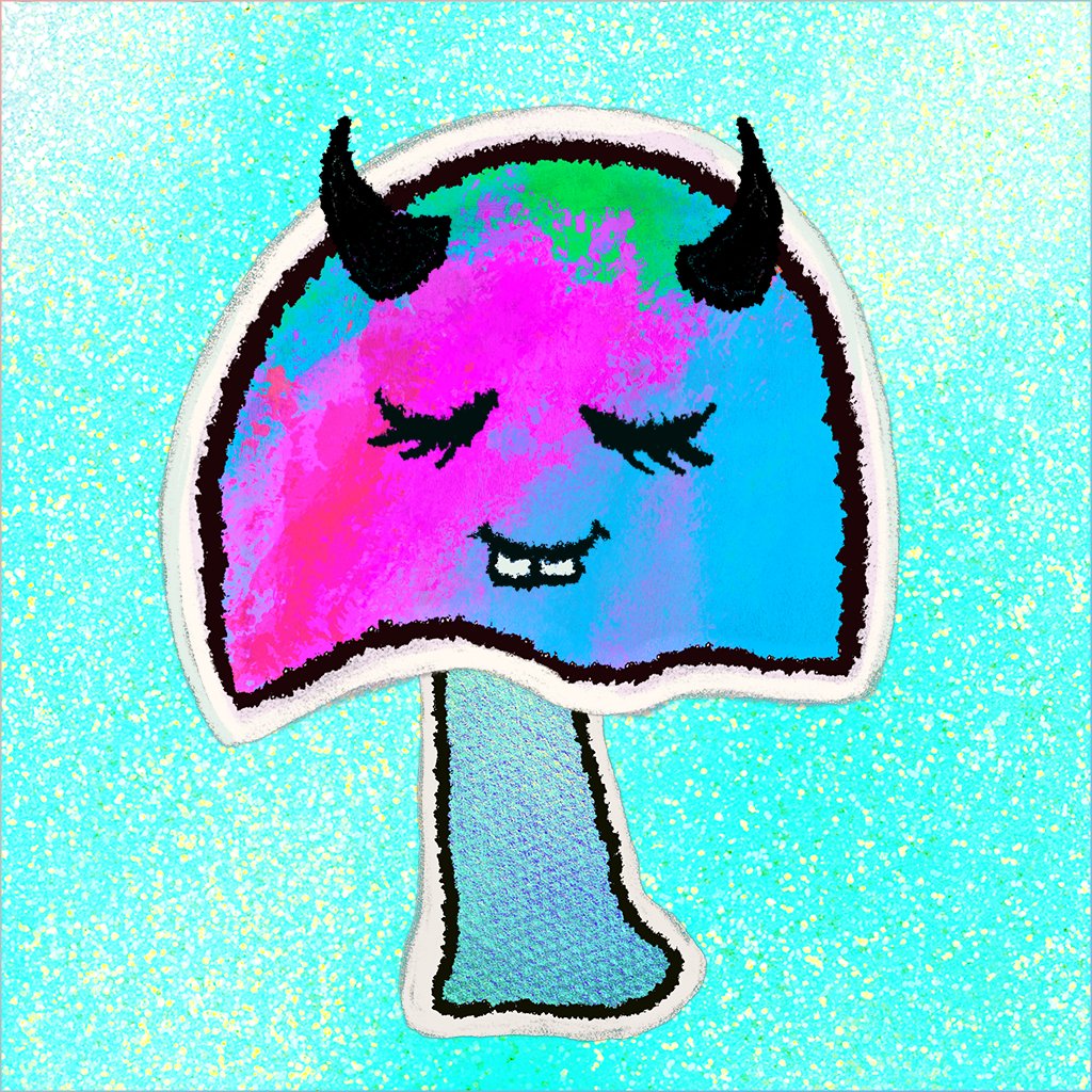 just minted some shroom by <a href="/EmpressTrash/">Empress Trash 🌈🖤</a> omg omg omg 😌😈🔥💜