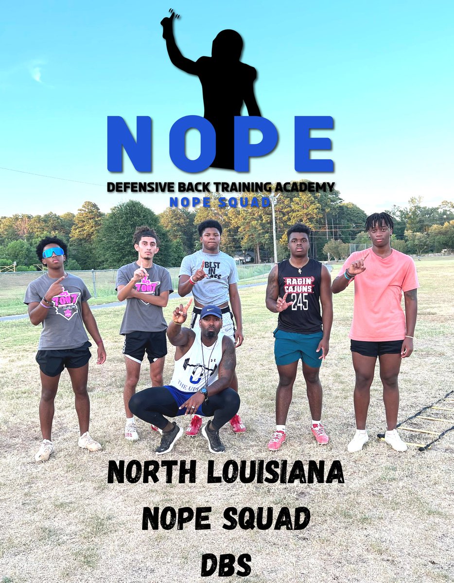 DoubleDspeed2's tweet photo. Shout out to all the DBs that came out today. Let's continue to work at our craft DBs. Lock it up. Special shout out to @HBucs_football #speed #dbs #nopesquad #lockitup #318dbs #topoftheboot @NopeDBacademy https://t.co/jA9gKjgUUc