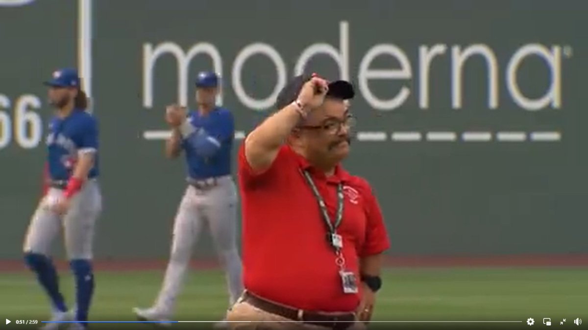 Flashback to one year ago when #CavanBiggio and #BoBichette were walking behind me when I was introduced on #DisabilityAwarenessNight at <a href="/fenwaypark/">Fenway Park</a>