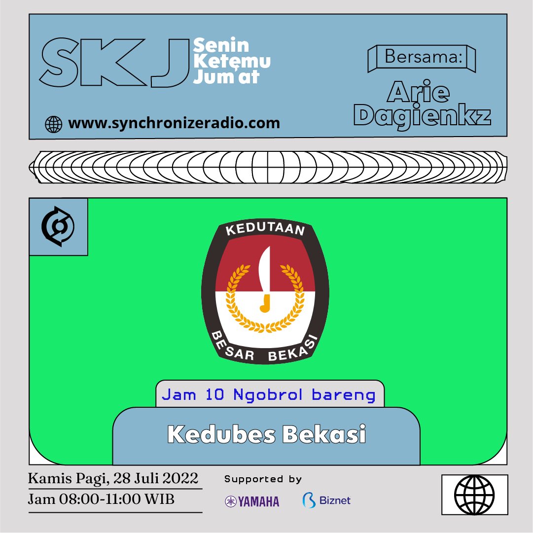 Setelah minggu lalu harus ketunda, karna sinyal di sabotase oleh pasukan russia, sebentar lagi beneran jadi #Skj bakal kedatengan <a href="/KedubesBekasi/">Kedubes Bekasi</a> 

Wahjib dengerin nih ttg perkembangan Kedubes Bekasi. 
Langsung ke synchronizeradio.com