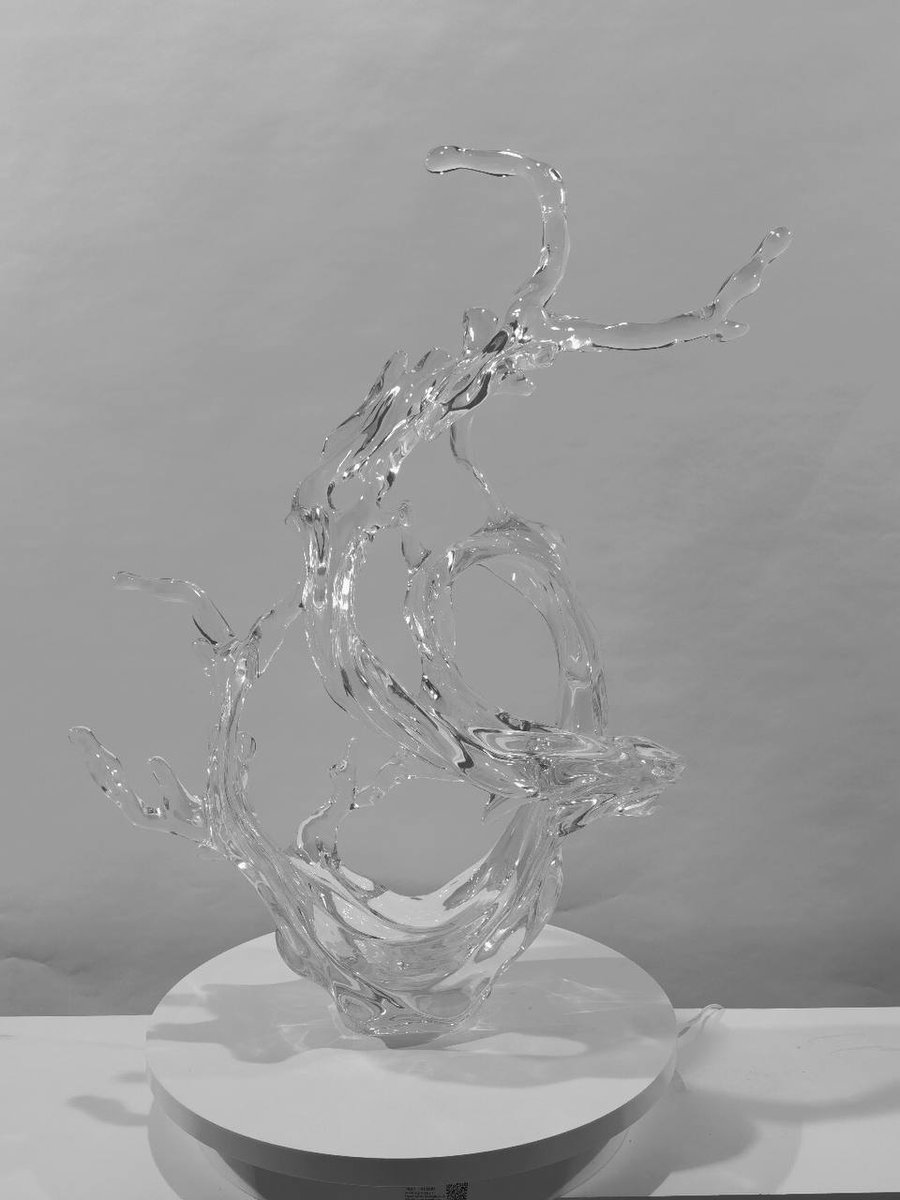 Asmileslo's tweet photo. Exquisite artwork. Transparent resin🥰 https://t.co/vRszgHbBPN