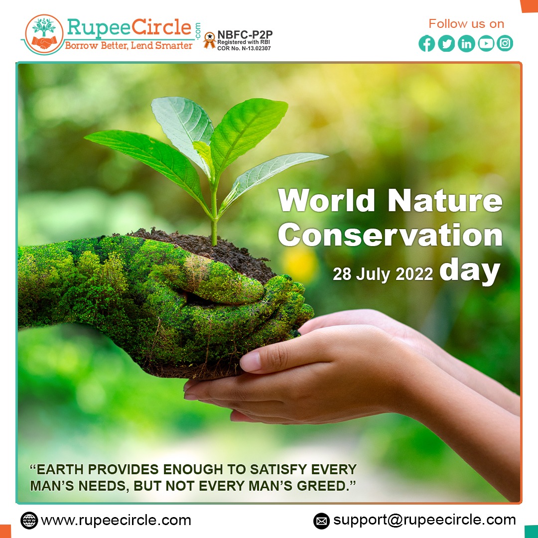 RupeeCircle's tweet photo. “Earth provides enough to satisfy every man’s needs, but not every man’s greed.”
Happy World Nature Conservation Day.
#conservation #wildlifeconservation #worldnatureconservationday #RupeeCircle #RupeeCircleApp https://t.co/pKlOVc0jnY