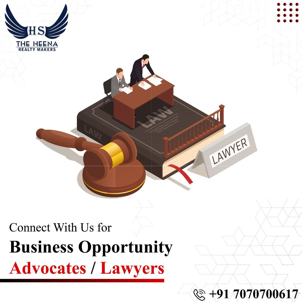 theheenarealty's tweet photo. A peculiar business opportunity.🤝
.
.
Exclusively for Advocates/Lawyers.
By Renowned Real Estate Consultant.
📍The Heena Realty Makers
.
📞7070700617
#TheHeenaRealtyMakers #realestate #topconsultant #businessopportunity #associate #realestateservices #agent #realestate https://t.co/SNYyeVrrYk
