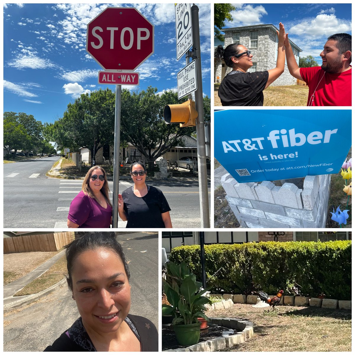 Katiensa's tweet photo. Just a walk with my friends along the way. #Raisingtheflagg #LifeAtATT https://t.co/m25IenTbBZ