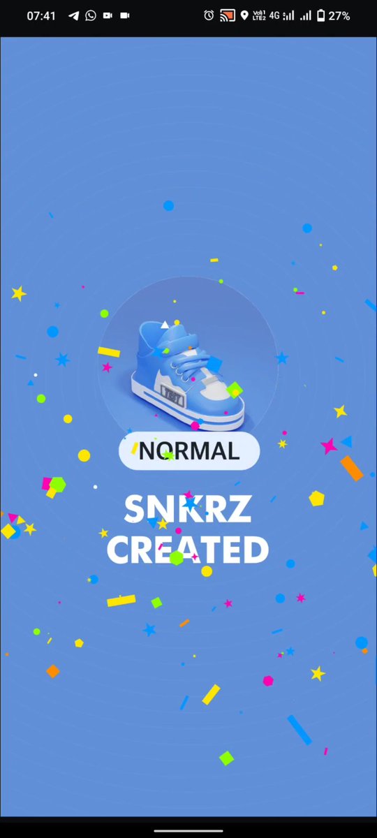 Grfsrma's tweet photo. My first @theSNKRZ breeding
Got a common.

#SNKRZCREW #SNKRZ #MoveToEarn #Move2Earn https://t.co/wapeUvKtbW