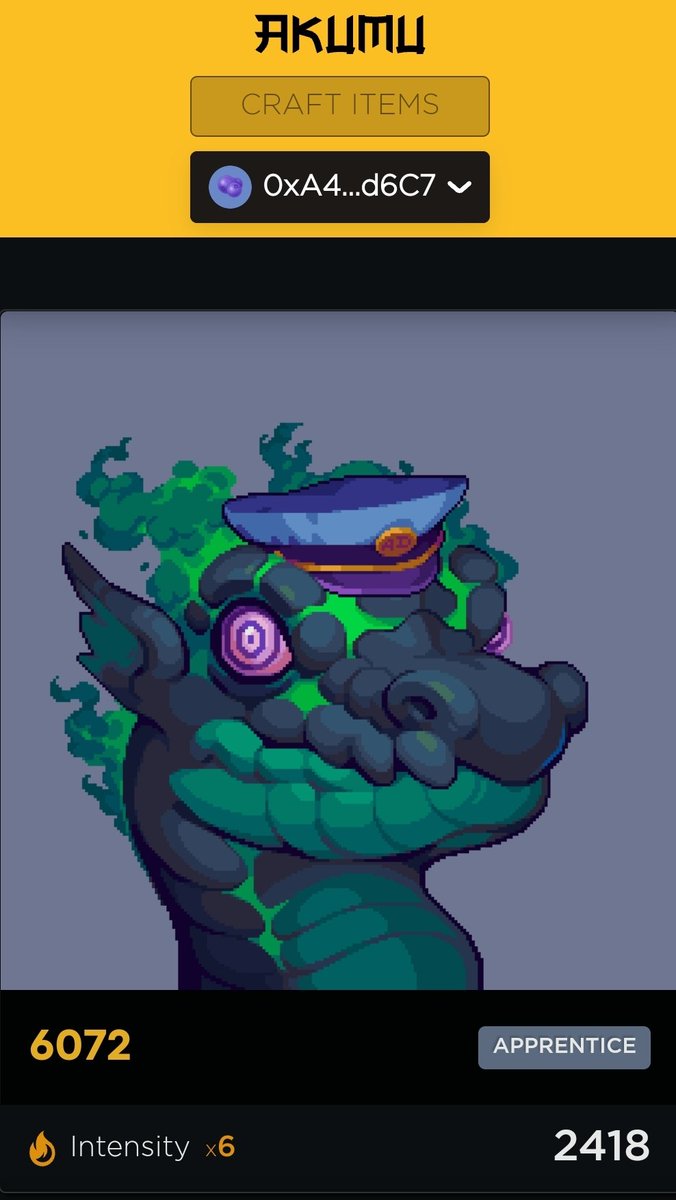 I don't know about you but my <a href="/AkumuDragonz/">Akumu Dragonz</a> is a foraging mfer! X6