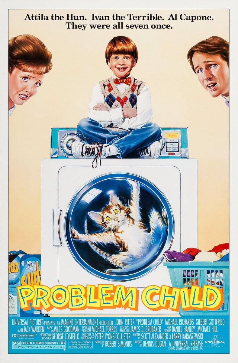 FilmNewsNos's tweet photo. 🎬MOVIE HISTORY: 32 years ago today, July 27, 1990, the movie ‘Problem Child’ opened in theaters!
#MichaelOliver #JohnRitter #AmyYasbeck #JackWarden #GilbertGottfried #MichaelRichards #PeterJurasik #ColbyKline #DennisDugan https://t.co/lFLCdDHSTv
