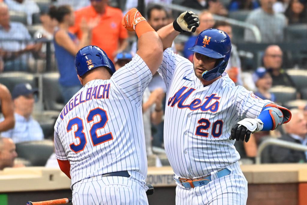 nypost's tweet photo. Mets sweep Yankees with walk-off win after Max Scherzer dominates https://t.co/7JbcRILwVt https://t.co/1Hq2PinbuT
