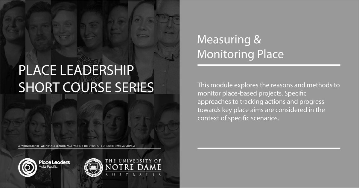 Claire4Casey's tweet photo. Looking for a professional development micro credential? High value, cost-effective and short term commitment. Check out @PlaceLeaders micro credentials in collaboration with @NotreDame
Next module starts 10 August
https://t.co/cwSLhVBd9B
#placemaking #placetraining https://t.co/O2svC7wvn1
