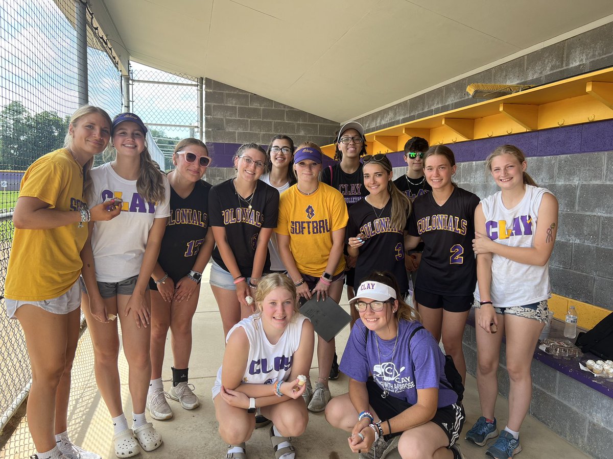 That’s a wrap!!!!  💛💜🥎
