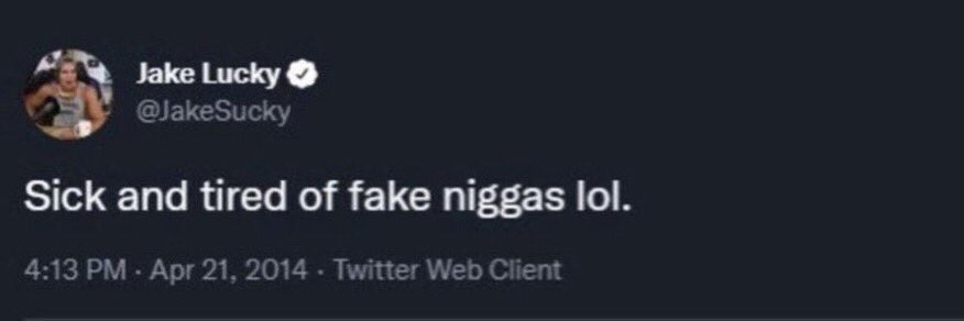 MikeHawkInsider's tweet photo. @Freezy_Penguin @JakeSucky Why you replying to a racist? https://t.co/U0SlKNuvmk