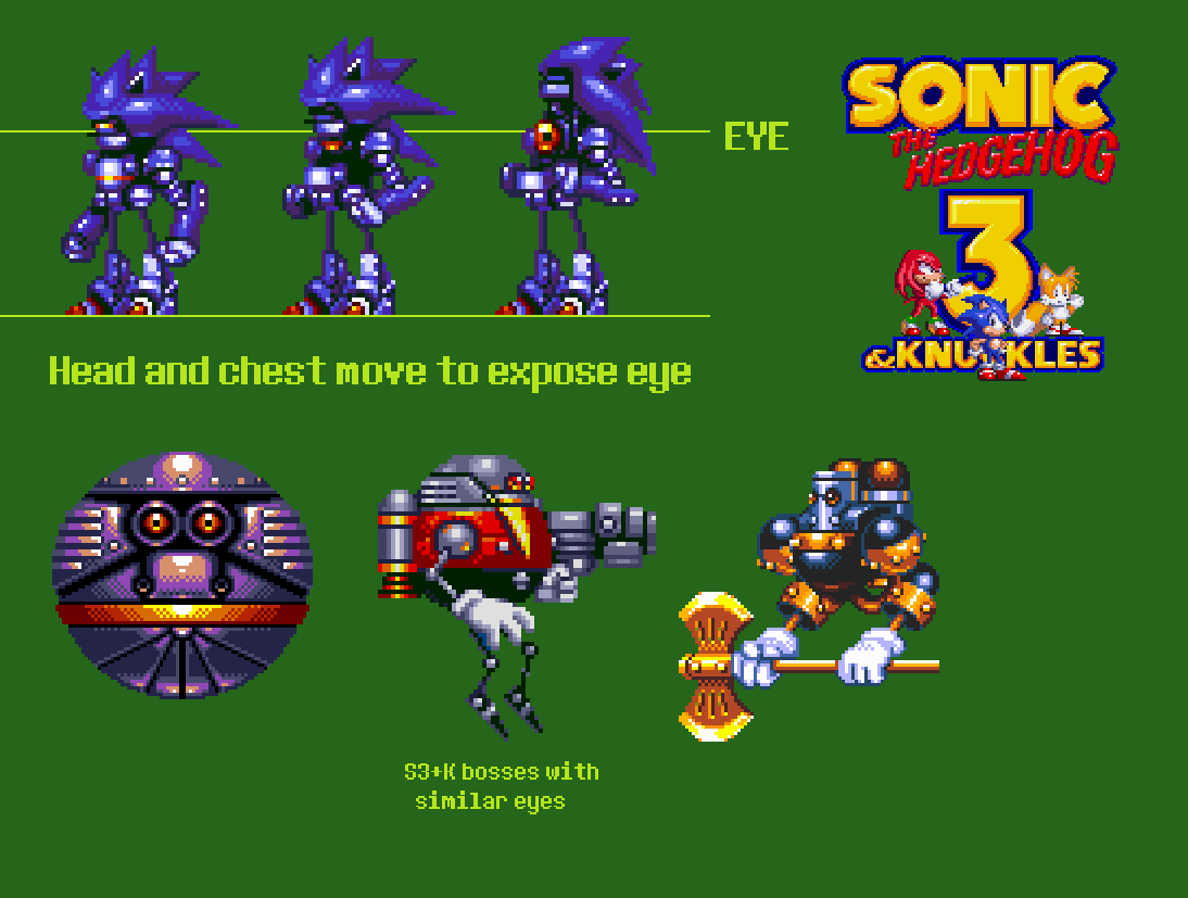 MainJP on X: @Bendedede Mecha Sonic 3's eye? Nice attention to detail.   / X