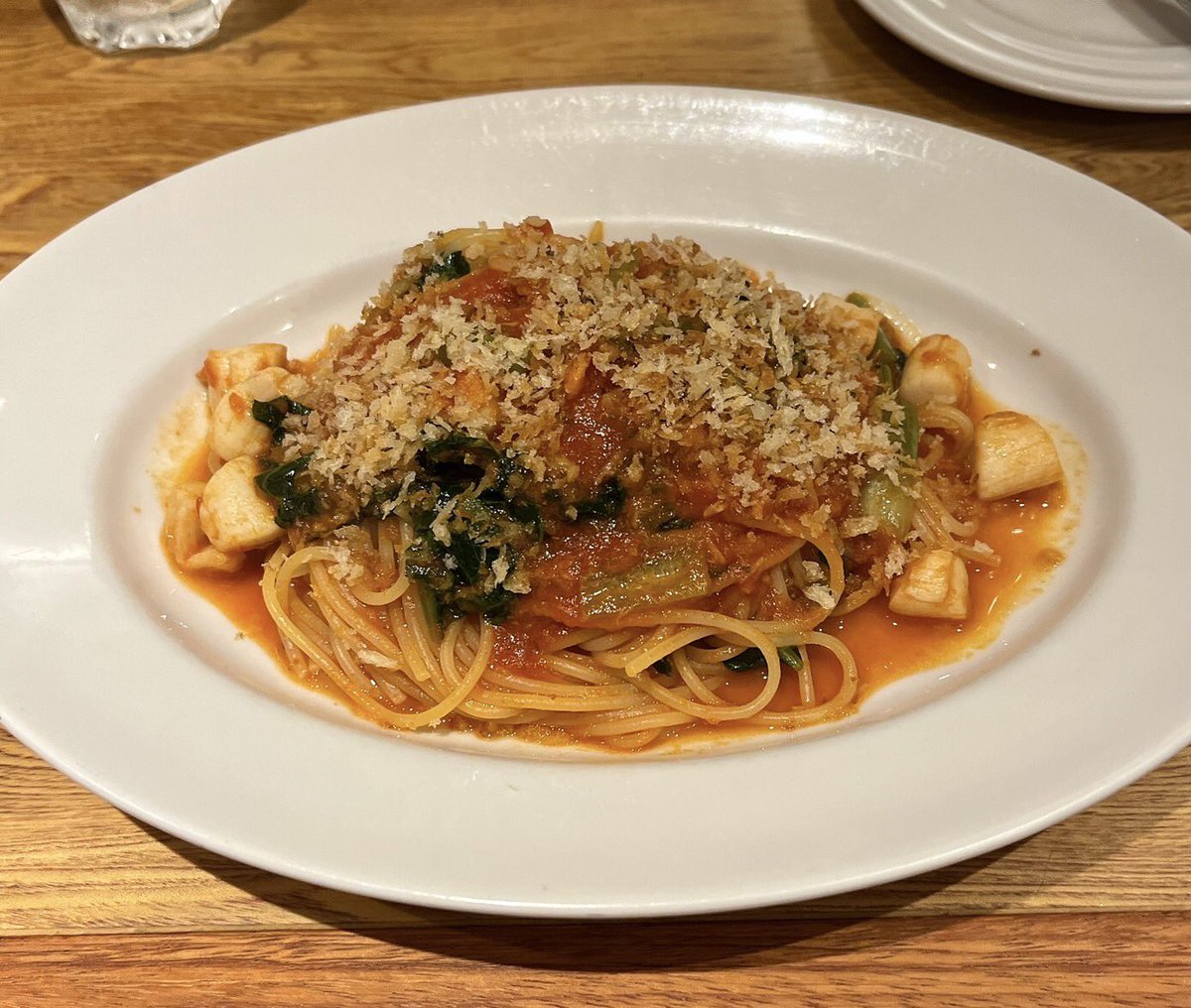 kaigo2018's tweet photo. #本町　#マンジャエベーヴィ!! さん
パスタランチ1,100円
前菜のバランスがよき♡ https://t.co/treIS6fUu5