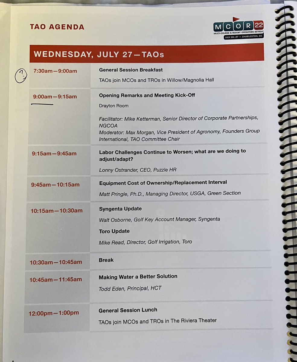GCSAACEO's tweet photo. Enriching time at @TheNGCOA’s #MCOR conference. Lots of labor discussion. Good group; a lot of thought leadership. https://t.co/ZX15f2u4MV