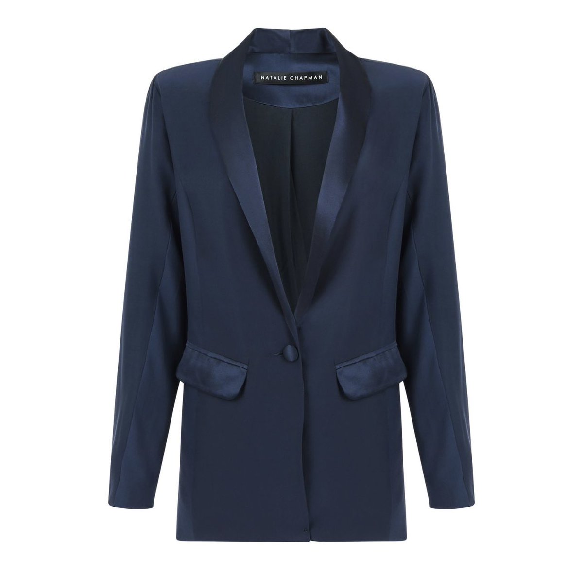 NCHAPMANNC's tweet photo. Timeless Navy Silk Tuxedo Jacket https://t.co/hZFLrRvunu