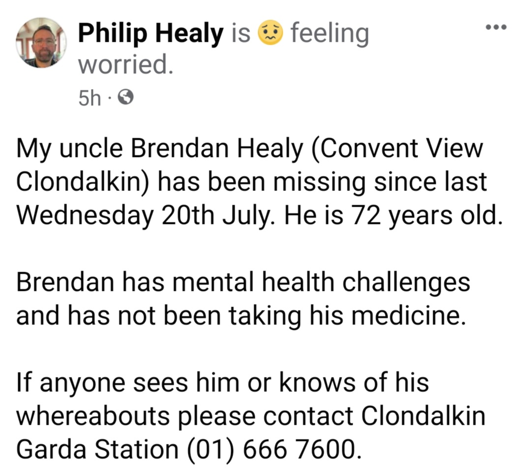 SunshineEmz's tweet photo. Please can you share this tweet far and wide. We must get this wonderful neighbour of mine home safe. PLEASE HELP
@ImeldaOfficial @DamoDempsey @DonnaDunneMusic  @SafetynetPC @sdublincoco @SDCClibraries https://t.co/TSJna2jtQs