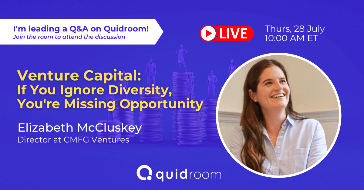 Quidroom | investors socialize here™ tweet media