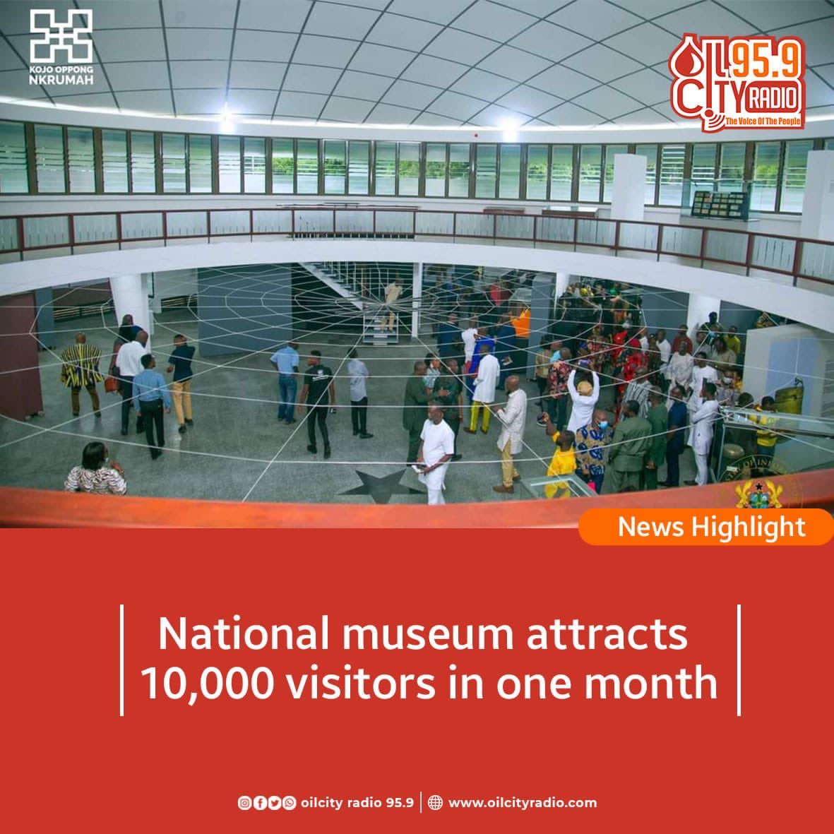 National museum attracts 10,000 visitors in one month☺️🔥🔥