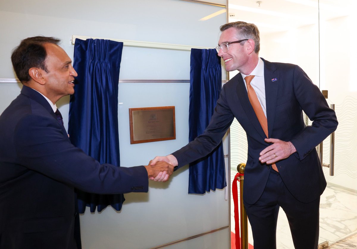 Dom_Perrottet's tweet image. India’s significance to NSW cannot be understated. Two-way trade between India &amp;amp; NSW has now reached $4.6bn. We want that to grow. I&apos;ve opened our NSW office in Mumbai, which will assist NSW businesses seeking trade &amp;amp; investment opportunities to access the lucrative Indian market
