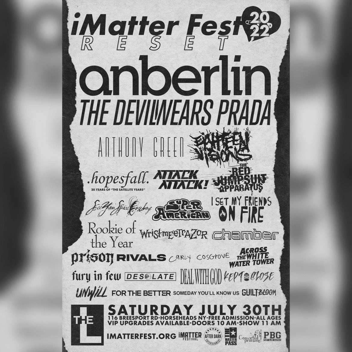 Saturday @atwwtband is <a href="/iMatterFestival/">iMatterFest</a>
