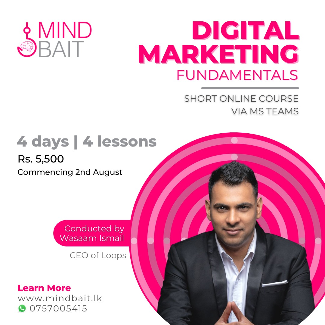 mindbaitsl's tweet photo. This course explores some of the fundamental theories and concepts that are required to be a successful #DigitalMarketer. Apply now! Starts in a few days.

Course content &amp; more info: https://t.co/I0sFtANYq9

#SriLanka #SocialMediaMarketing #SocialMedia #digitalmarketing https://t.co/wldEWK73fF