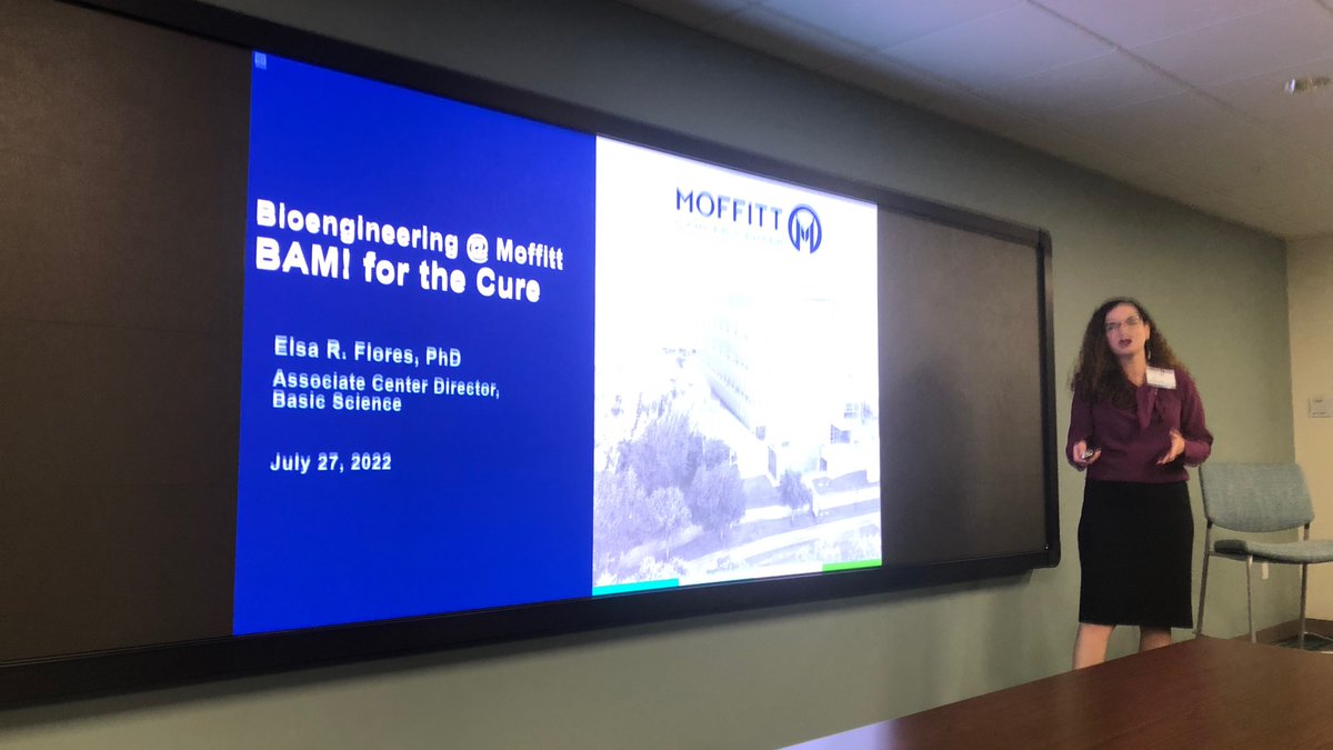 KYTsaiLab's tweet photo. Delighted to be part of the first meeting of Bioengineering at Moffitt (BAM!) led by @LabElsaFlores ! With amazing advisors @SMitragotri @NatalieArtzi M.G. Finn and W. Greg Sawyer. https://t.co/xzbFQgbTlu