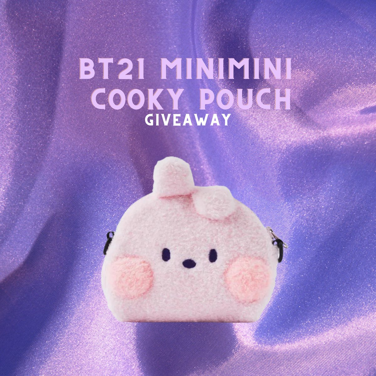 「 BT21 Cooky Pouch Giveaway 」

╰─ 1 winner | worldwide

› rt to enter◦
› ends august 9th ⊹
› full info in replies ⇣

— followers only