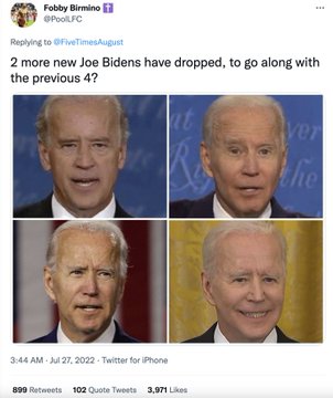 Joe Biden's Eyes in Video Spark Wild Conspiracy Theories