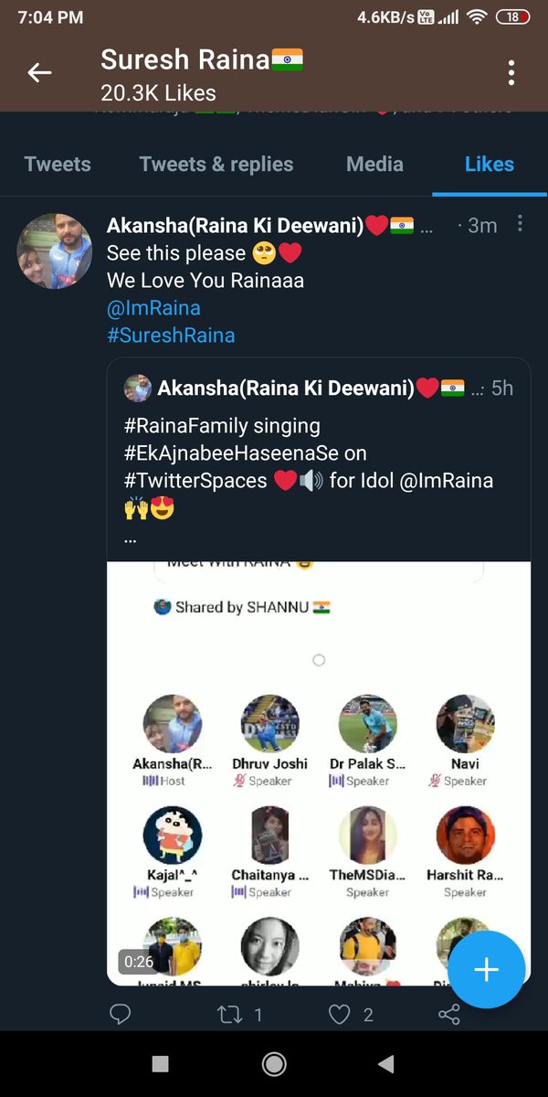 akasureshraina's tweet photo. Last year #16YearsOfRaina was a grand success ❤️
@ImRaina he did notice all our efforts🥳🥳
#17YearsOfRaina trend on 29th July 7pm🙌
#Raina #SureshRaina https://t.co/xfOoplinpJ