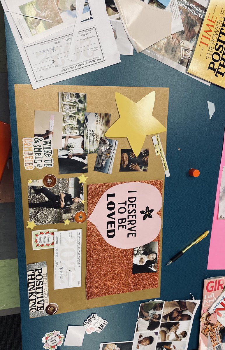 debjennings_rn's tweet photo. Had a great time leading healthcare and vision board workshops @Boysville Children’s Home and Shelter. Future and present dreams shared including the one below… “I deserve to be LOVED” ♥️♥️
#FosterYouth #visionboard #doinwell @DoinWellYeah #NurseTwitter https://t.co/LtLWUVUHyS