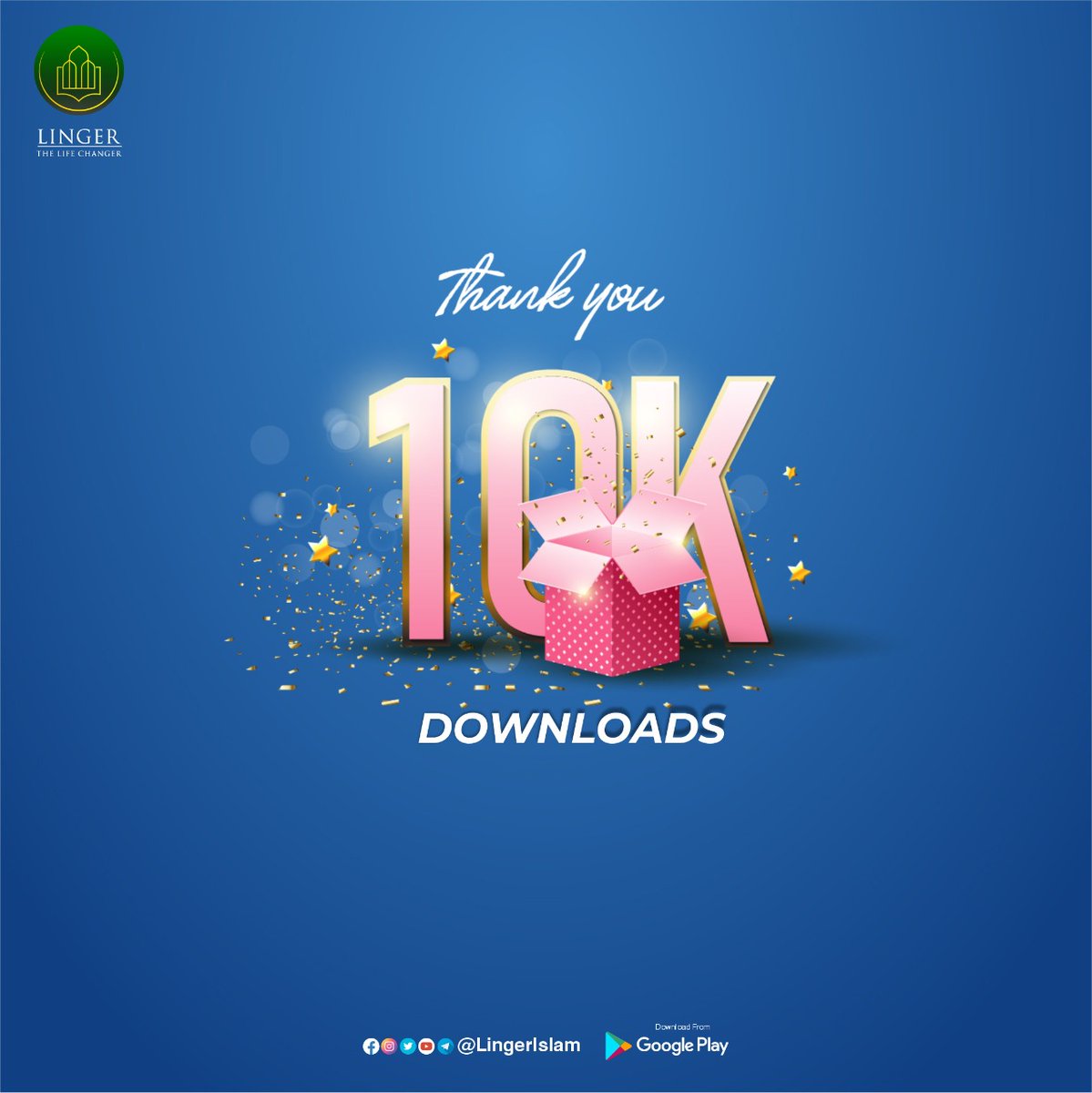 MillatCo's tweet image. Thank you 10K +  Members 

#LingerIslam #LingerApp #Linger