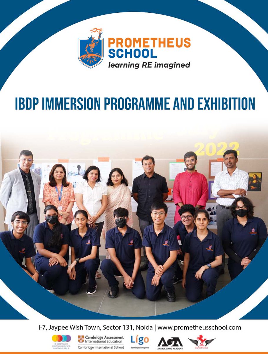 Prometheus_Edu's tweet photo. IBDP Immersion Programme 2022 gave our new learners a deep dive into the learning and teaching in IB for our new learners.
#PrometheusIBDP #Prometheuslearning #IB #InternationalBaccalaureate #IBschool #internationalschool #prometheusschool #schoolsDelhiNCR #learning #preibcourse https://t.co/jE50jEjehn