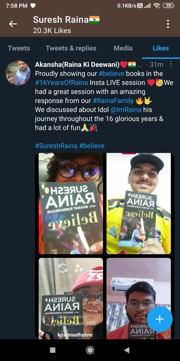 akasureshraina's tweet photo. Last year #16YearsOfRaina was a grand success ❤️
@ImRaina he did notice all our efforts🥳🥳
#17YearsOfRaina trend on 29th July 7pm🙌
#Raina #SureshRaina https://t.co/xfOoplinpJ