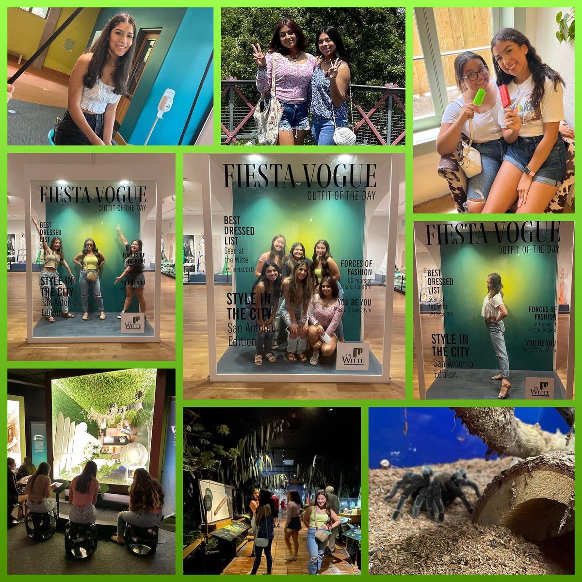 Team bonding today at the <a href="/wittemuseum/">Witte Museum ~ Nature, Science & Culture</a> 🥰 #themoreyouknow #powerofpoison #FiestaOOTD #Vogue