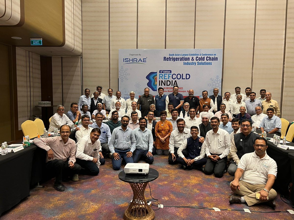 ChapterIshrae's tweet photo. 1st NSC meeting for REFCOLD India 2022 took place today with Presidential members, NSC committee, Host chapter members as well as Chairs and Co-Chairs of REFCOLD INDIA 2022. https://t.co/E38mMHHOHy