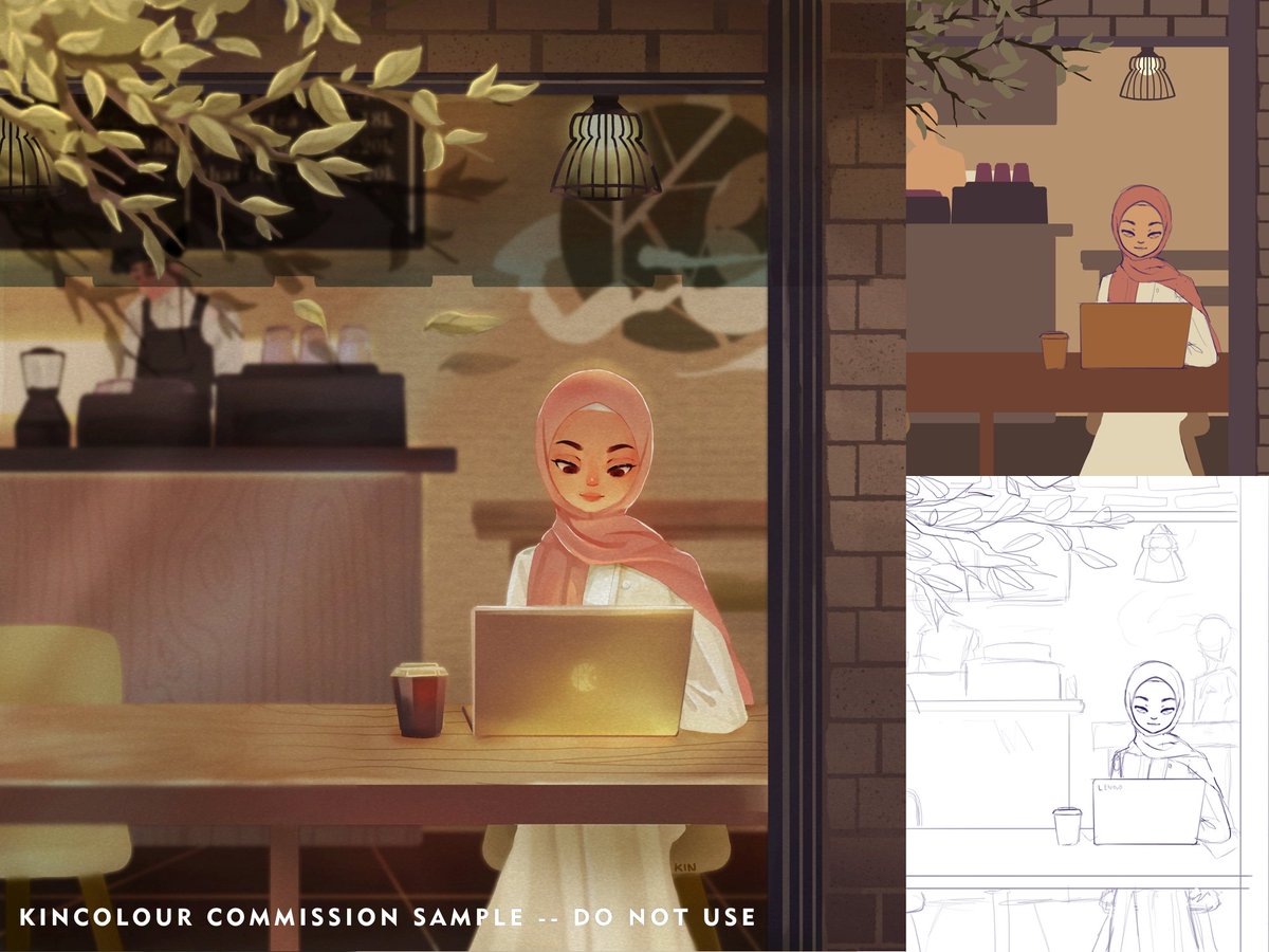 Kin ✧ Freelance Illustrator tweet media