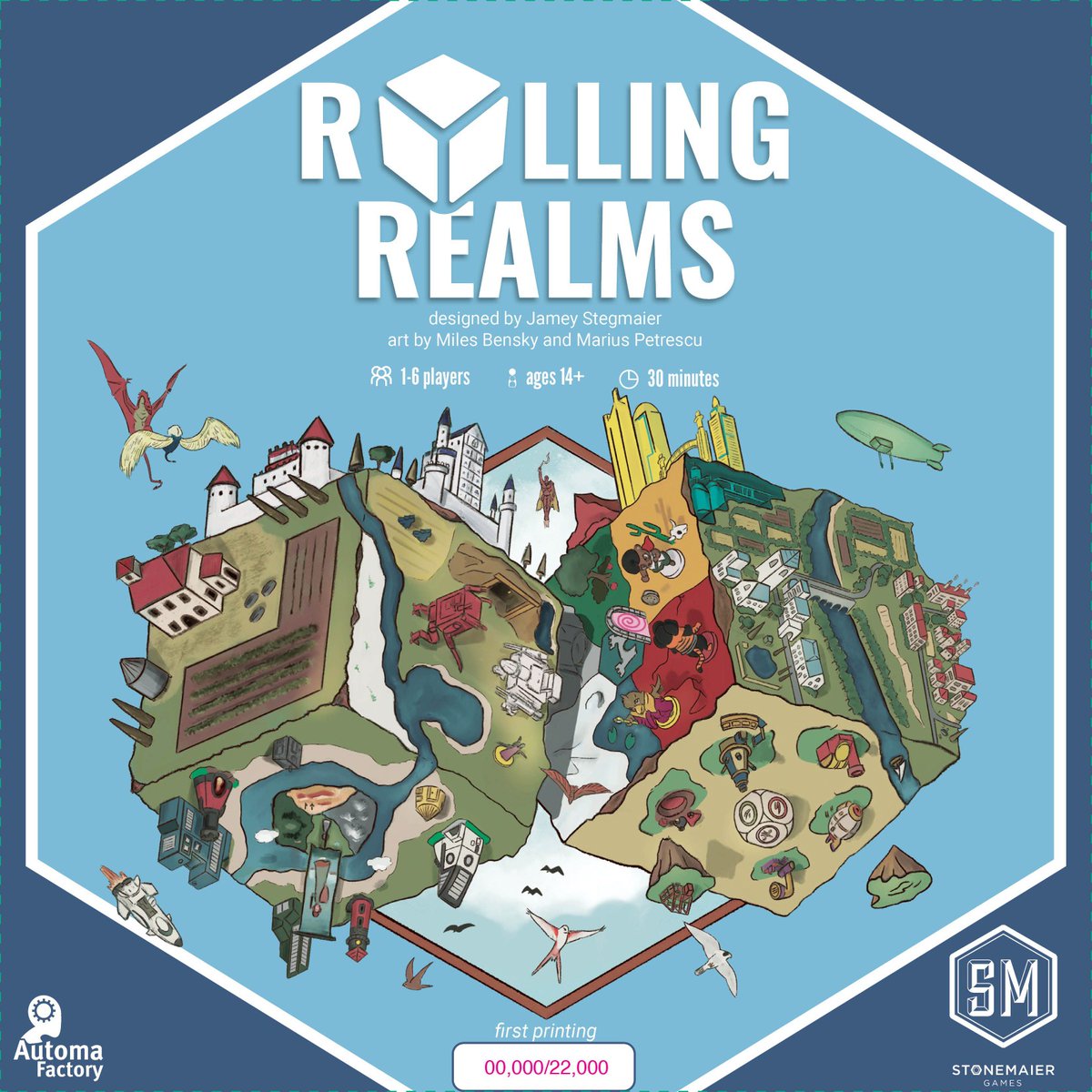 thechriscormier's tweet photo. This is my current favorite Roll-And-Write game. Played #RollingRealms on 2022-07-27 with 2 players, Another tight score. Sherri won by 0.6 points! #bgstats https://t.co/1g4QywulJi